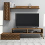 Hanah Home Planet Mueble de TV Nogal